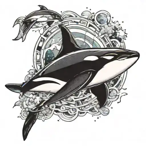Orca On The Space