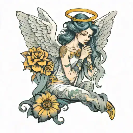 Angel With Accessories