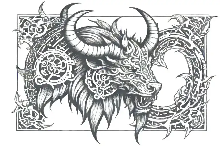 A Beast Or A God Symbol