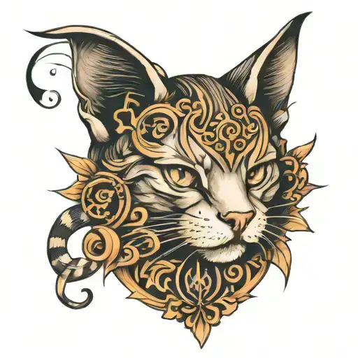 Cat Ear With Initials