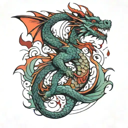 Dragon Spitting Blood