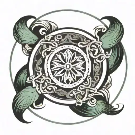 C H R J In A Circle With M In The Center