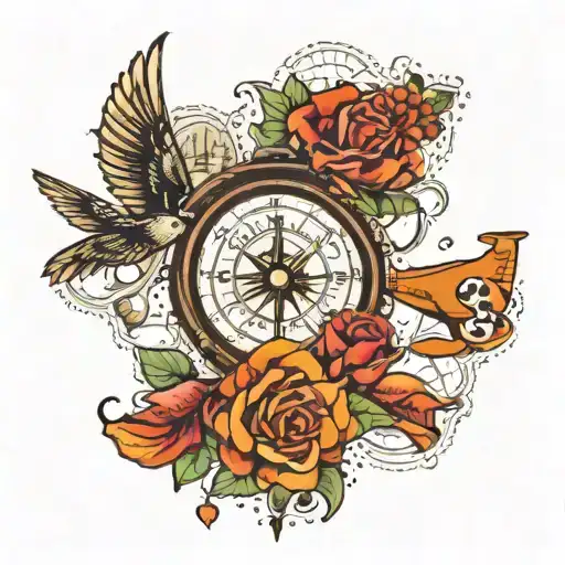 Travel Inspired With Passport Stamps