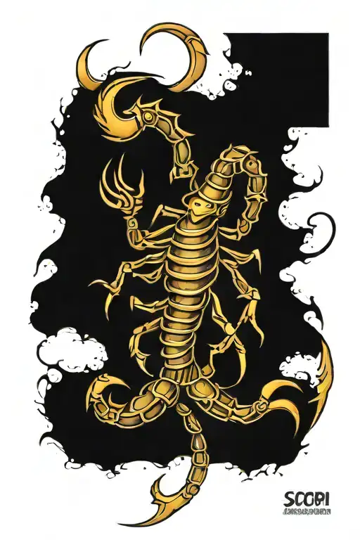 3D Scorpio Zodiac