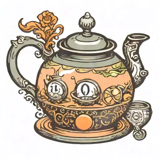 Teapot A Witches Hate A Crystal Ball Morphing