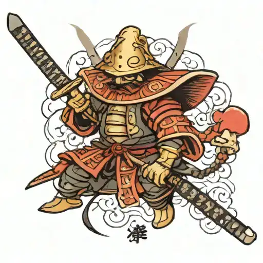Mushroom Ronin Samurai