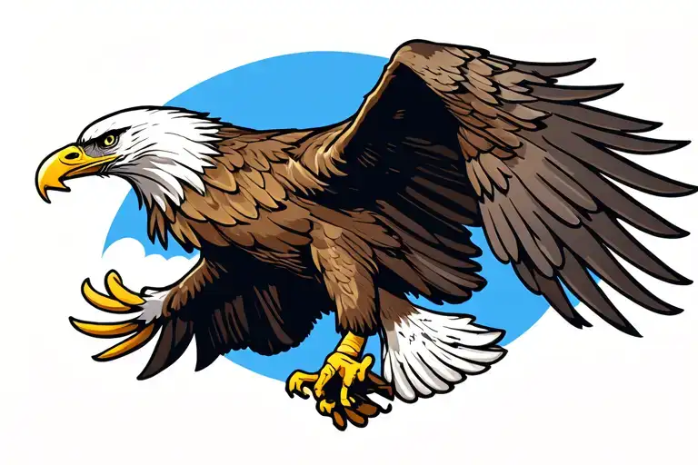 Eagle Taking Off
