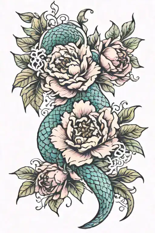 Mermaid Peonies Growing