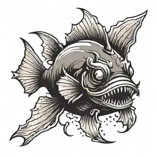 Deep-sea Anglerfish Brave Kind Of Dark