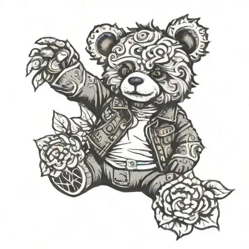 Teddy Bear Jean Jacket