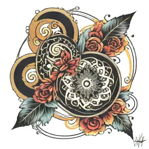 Mandala Spiral Galaxy