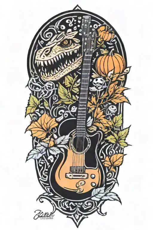 Leaves And Dinosaurs And Guitars And Pumpkins