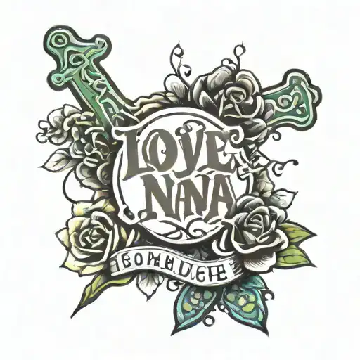 Cross That Says Love Nana