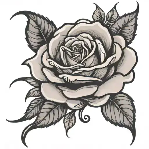 Rose With Good Ridence In The Stem Rose