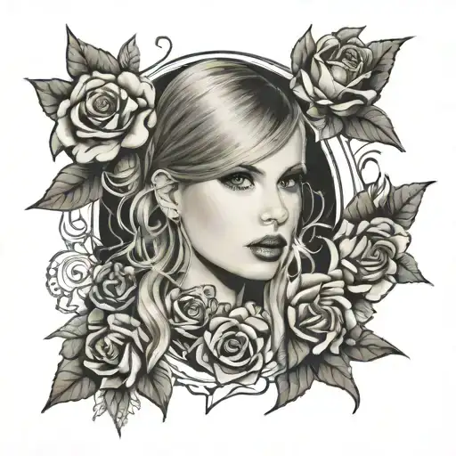 Taylor Swift Face Line