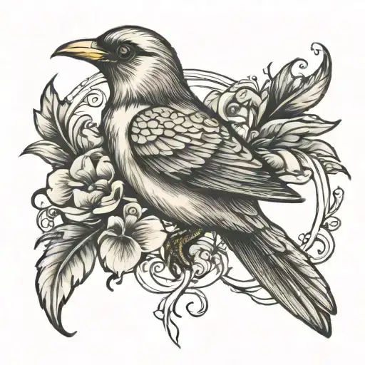 Tattoo For Girl Hand Tattoo Like Bird Flying