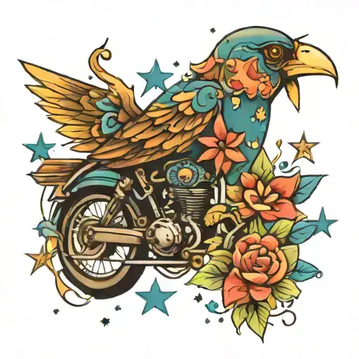 Bike Bird Stars