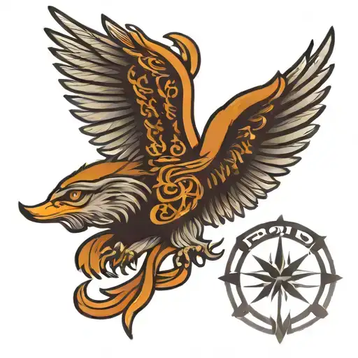 Ford Logo With Crown And Wings Forearm Man