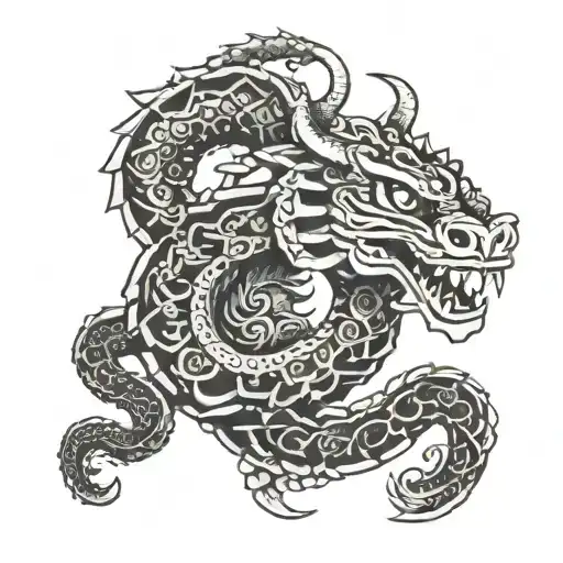 Aztec Serpent Strong Powerful