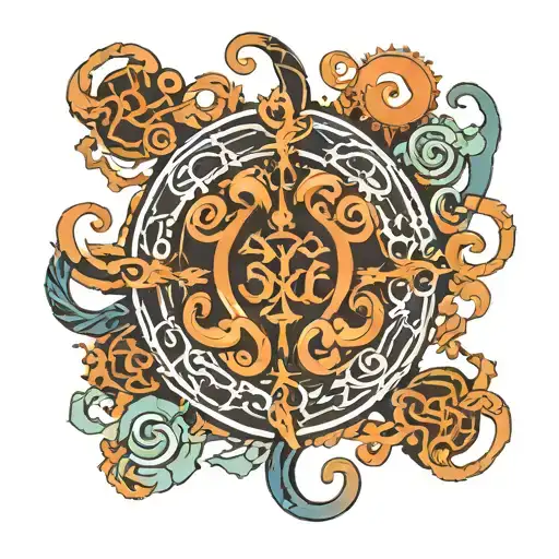 A Code Symbol For 'Minna And Deu'