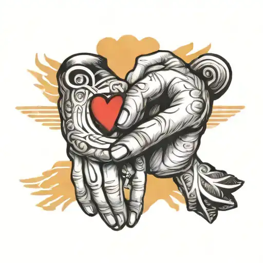 Love In Sign Language Handshake