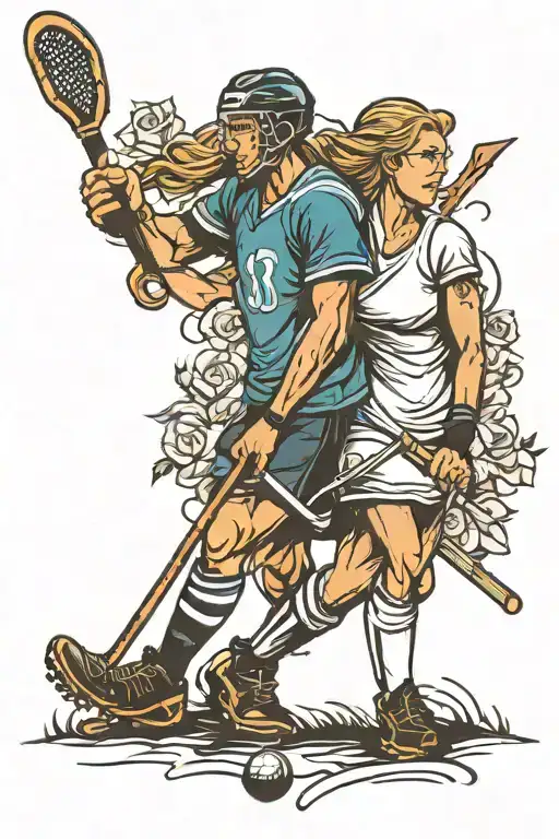 Field Hockey And My Wife Holding Hands