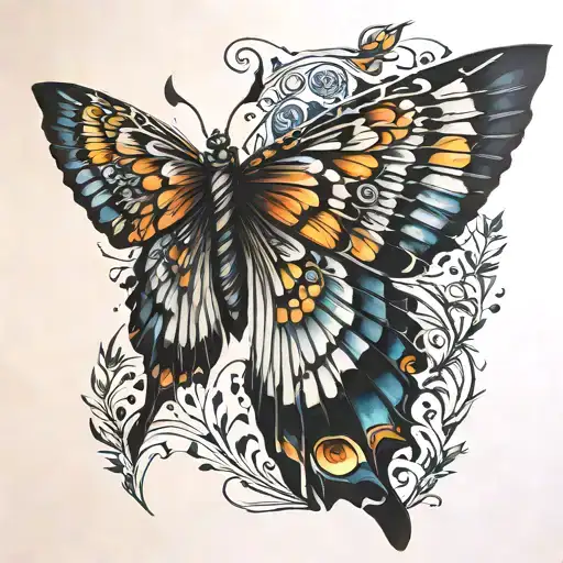 Egyptian Butterfly Wings Forming