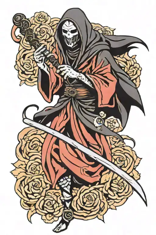 Itachi Grim Reaper With Scythe