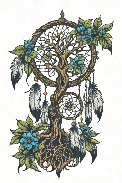 Dream Catcher Tree Of Life