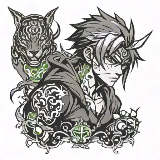 Powerful Boy Anime Darkness