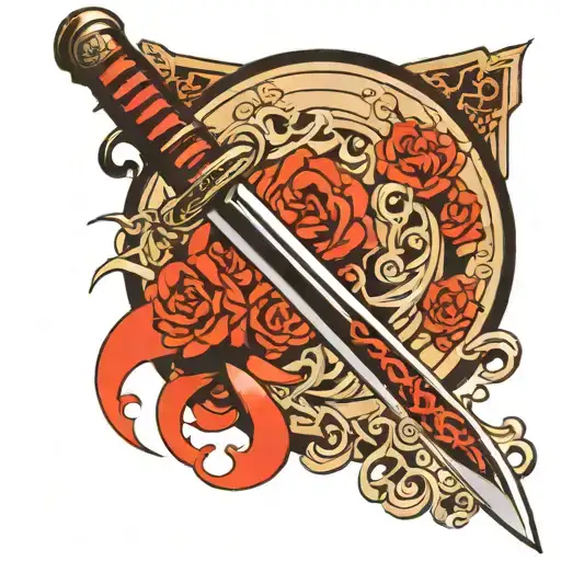 Katana Sword Piercing