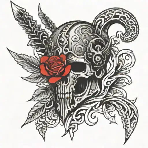 Ares God Of War With Rose