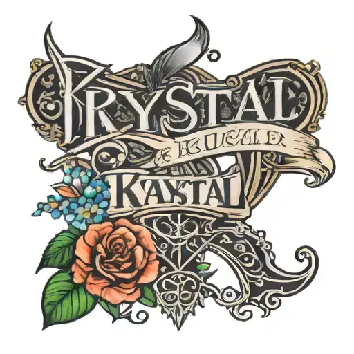 Krystal And David Nice Word Font