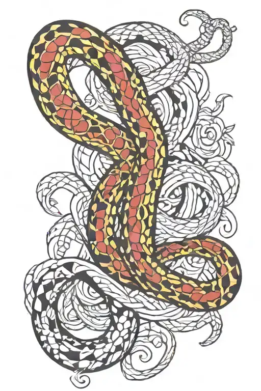 Snake Sleeve Inspired