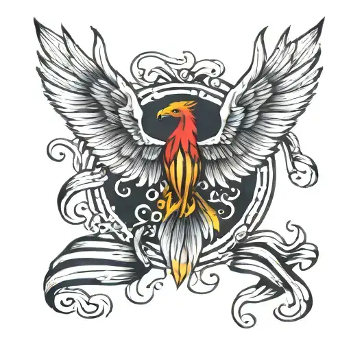 Phoenix And Tape Stripes