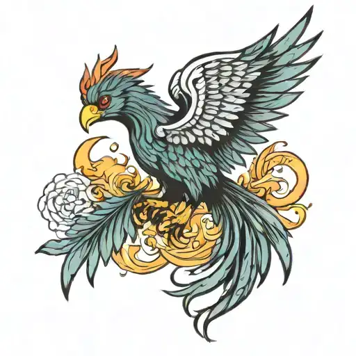 Phoenix On A Arm Band