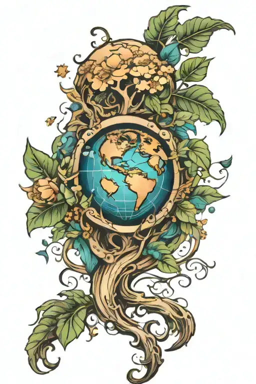 Mother Earth Globe