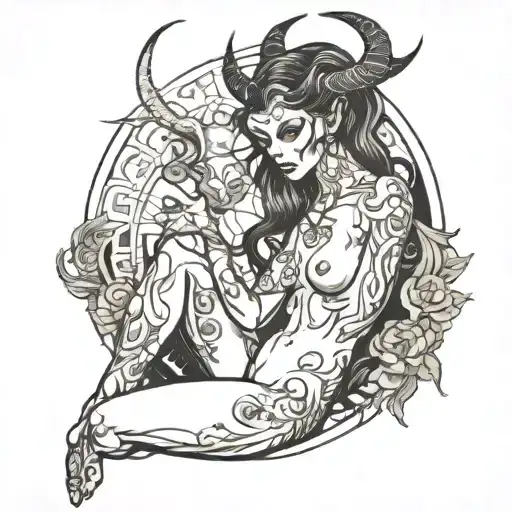 Demon Girl Nude Woman