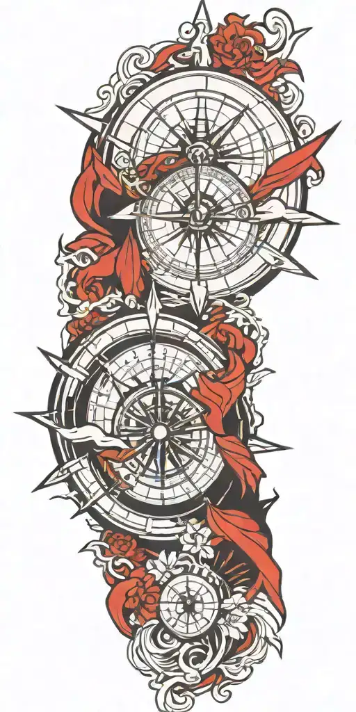 Samurai Nautical Compass