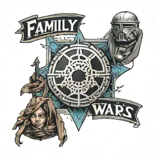 Family And Star Wars Aurebesh World