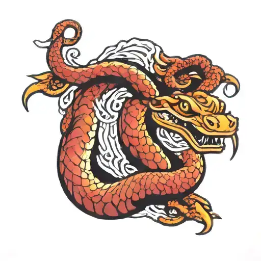 Snake Japanese Temple