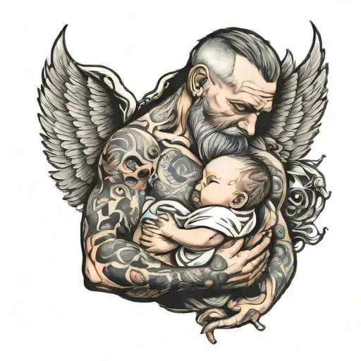 Father With Baby