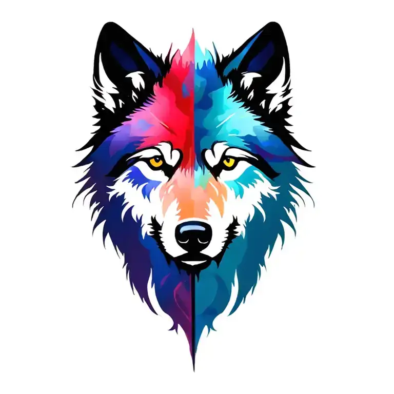 Shadow Wolf Silhouette