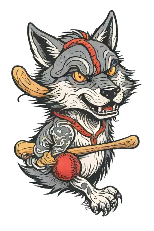 Baseball Wolf