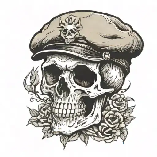 Skull In A Beret