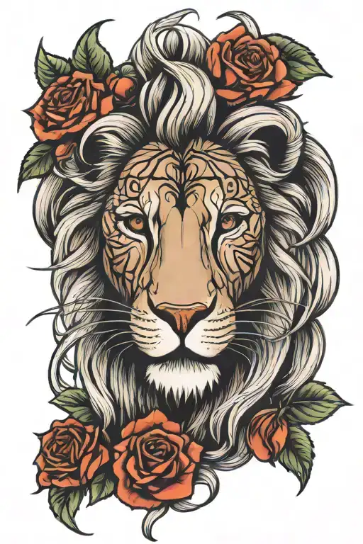 Lion Rose Cobra Wrapped