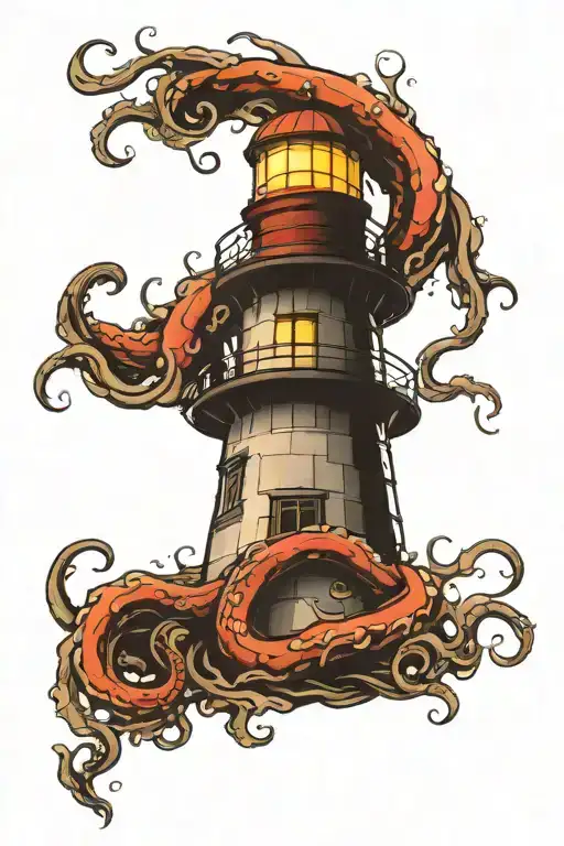 Lighthouse And Tentacles