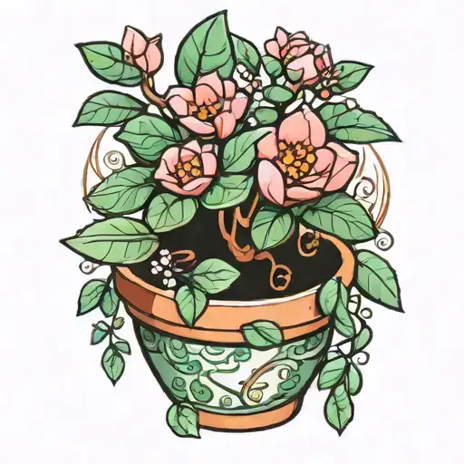 Potted Jade Plant