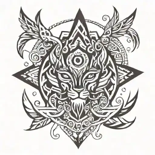 Fine Line Tribal Inspired