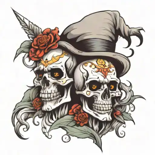 Skull Shushing People